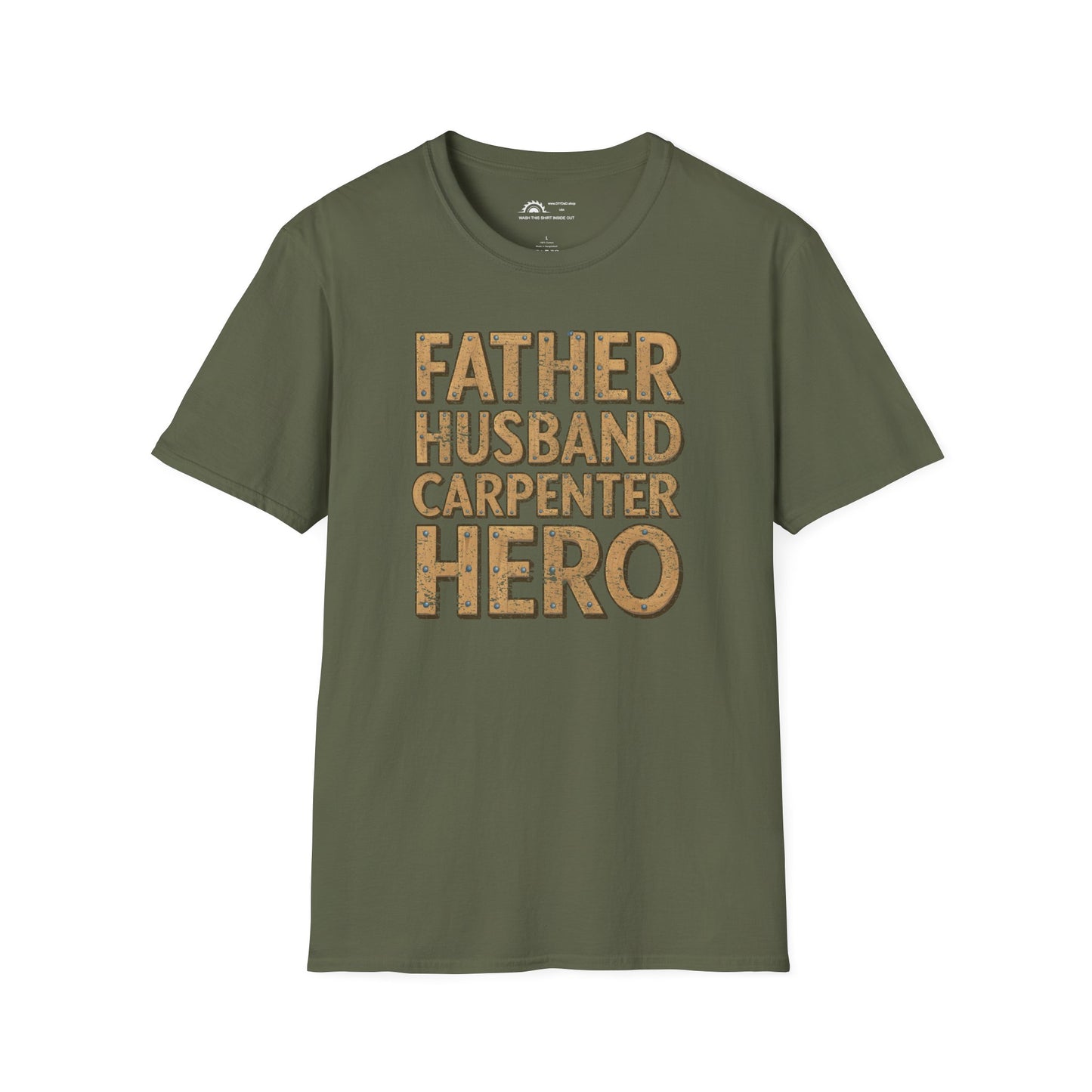 Father Husband Carpenter Hero T-shirt