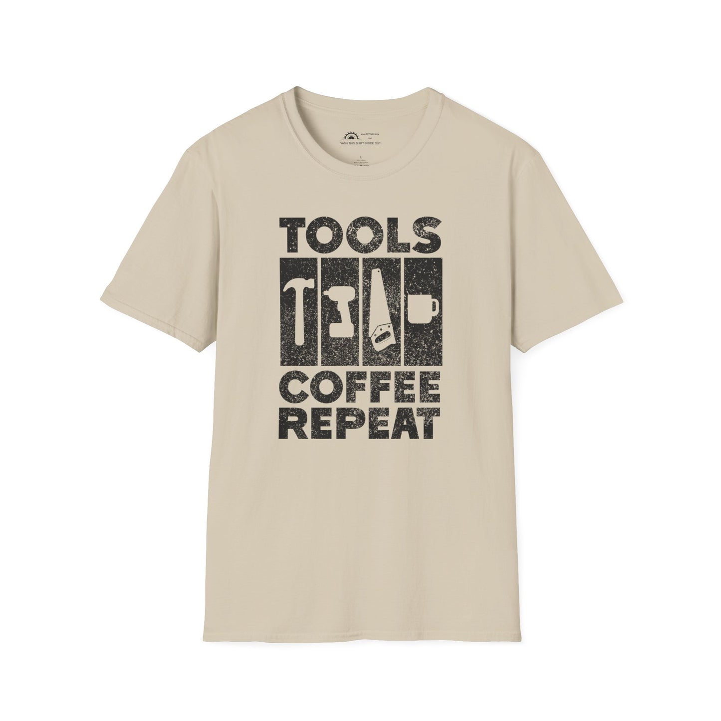 Tools Coffee Repeat T-shirt