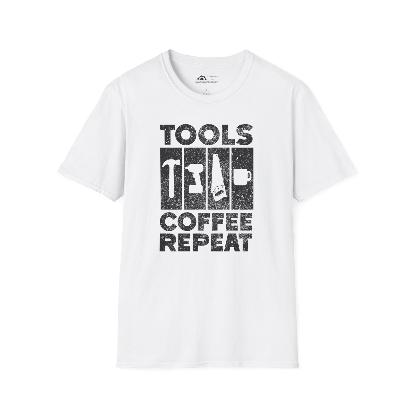 Tools Coffee Repeat T-shirt