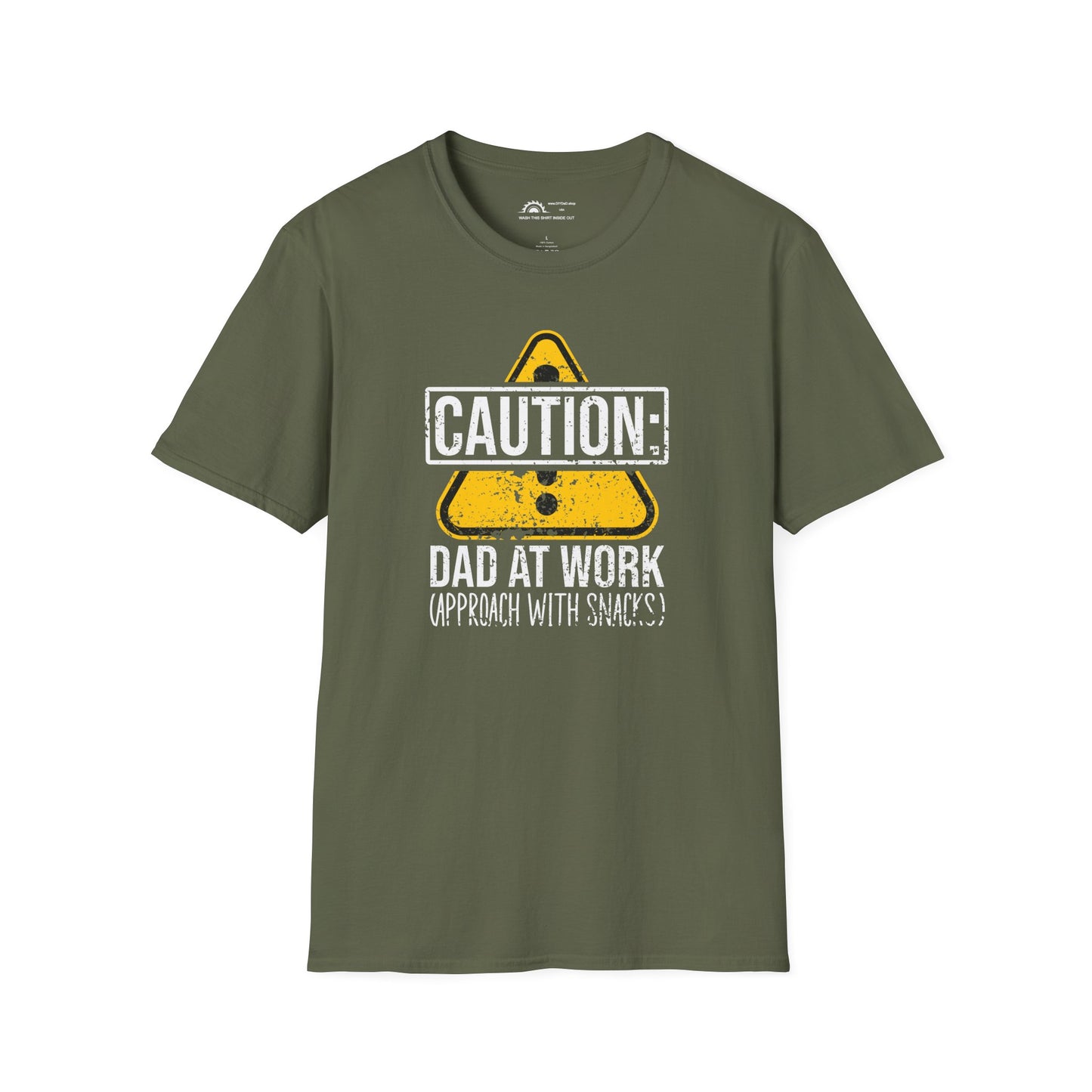 Caution: Dad at Work T-shirt