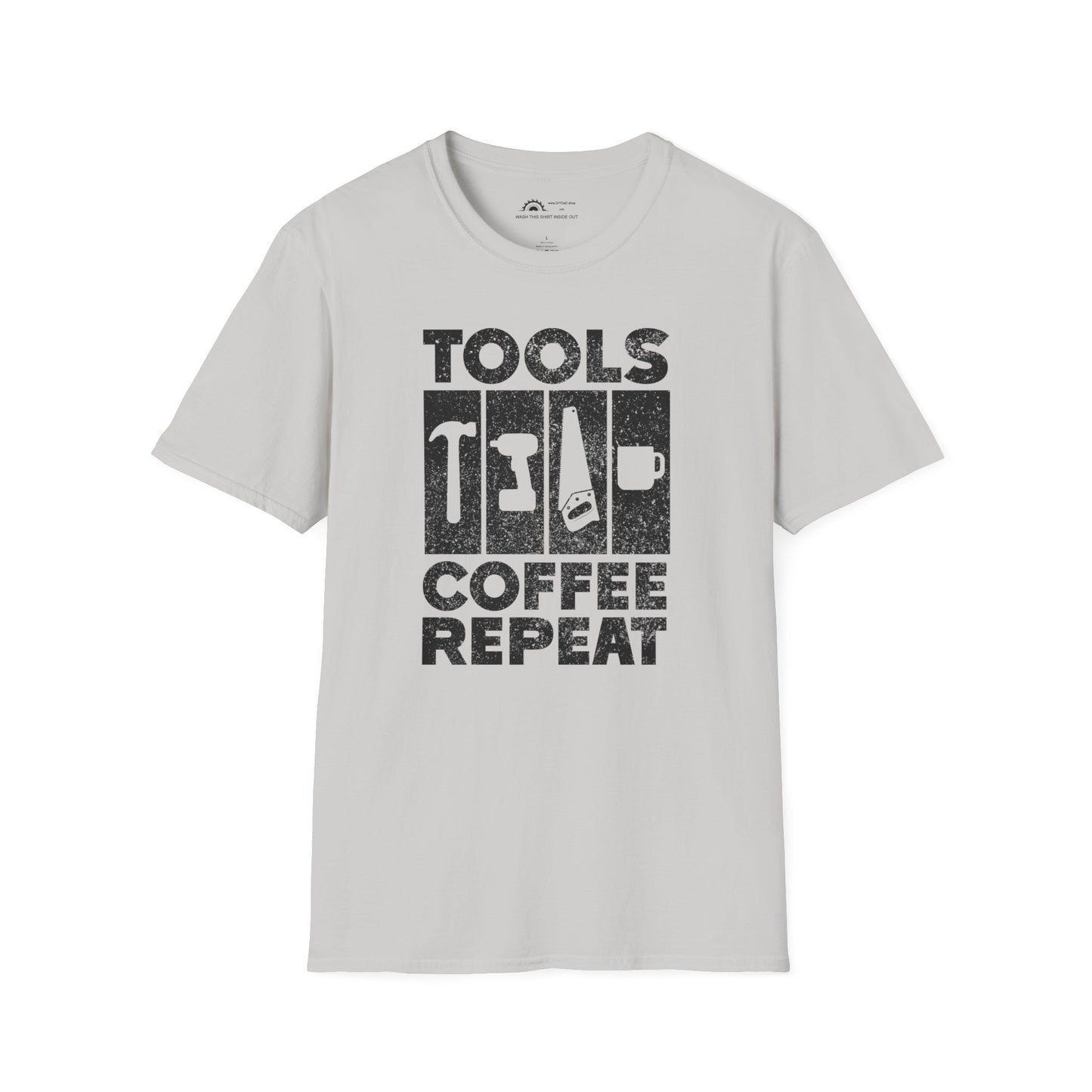 Tools Coffee Repeat T-shirt