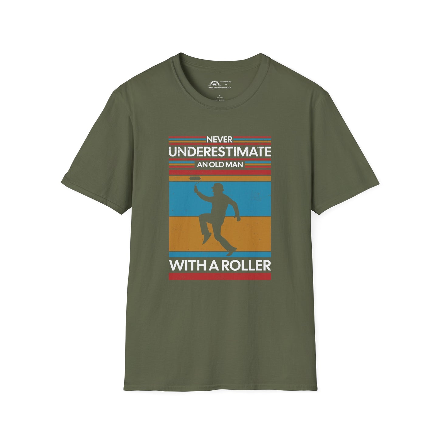 Never Underestimate an Old Man T-shirt