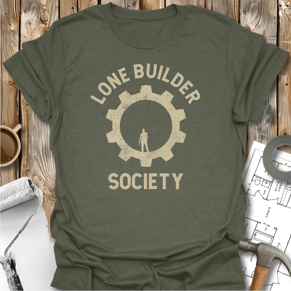 Lone Builder Society T-shirt