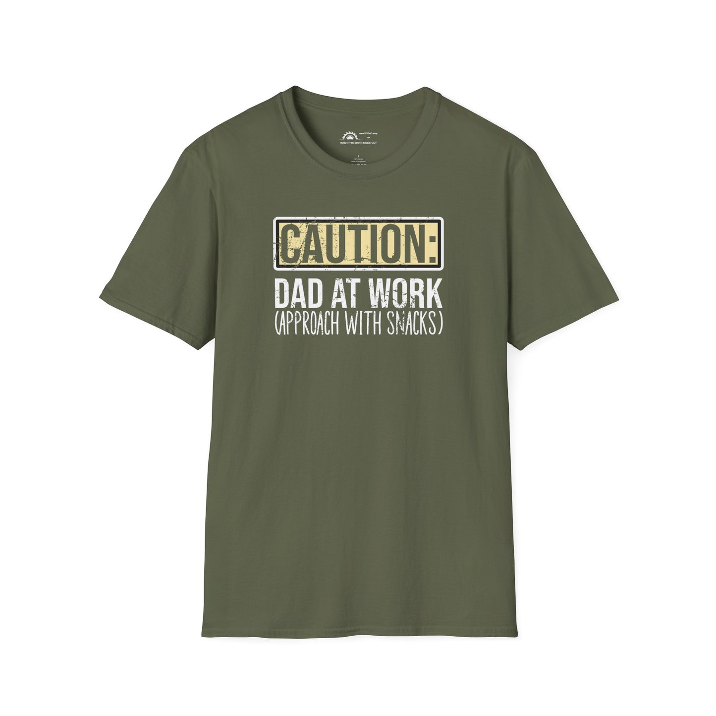 Caution: Dad at Work T-shirt