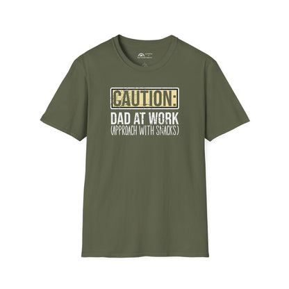 Caution: Dad at Work T-shirt