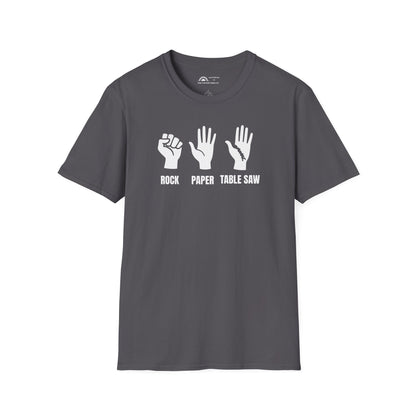 Rock Paper Tablesaw T-shirt