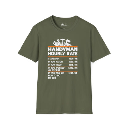 Handyman Hourly Rate  T-shirt