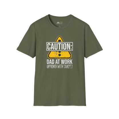 Caution: Dad at Work T-shirt