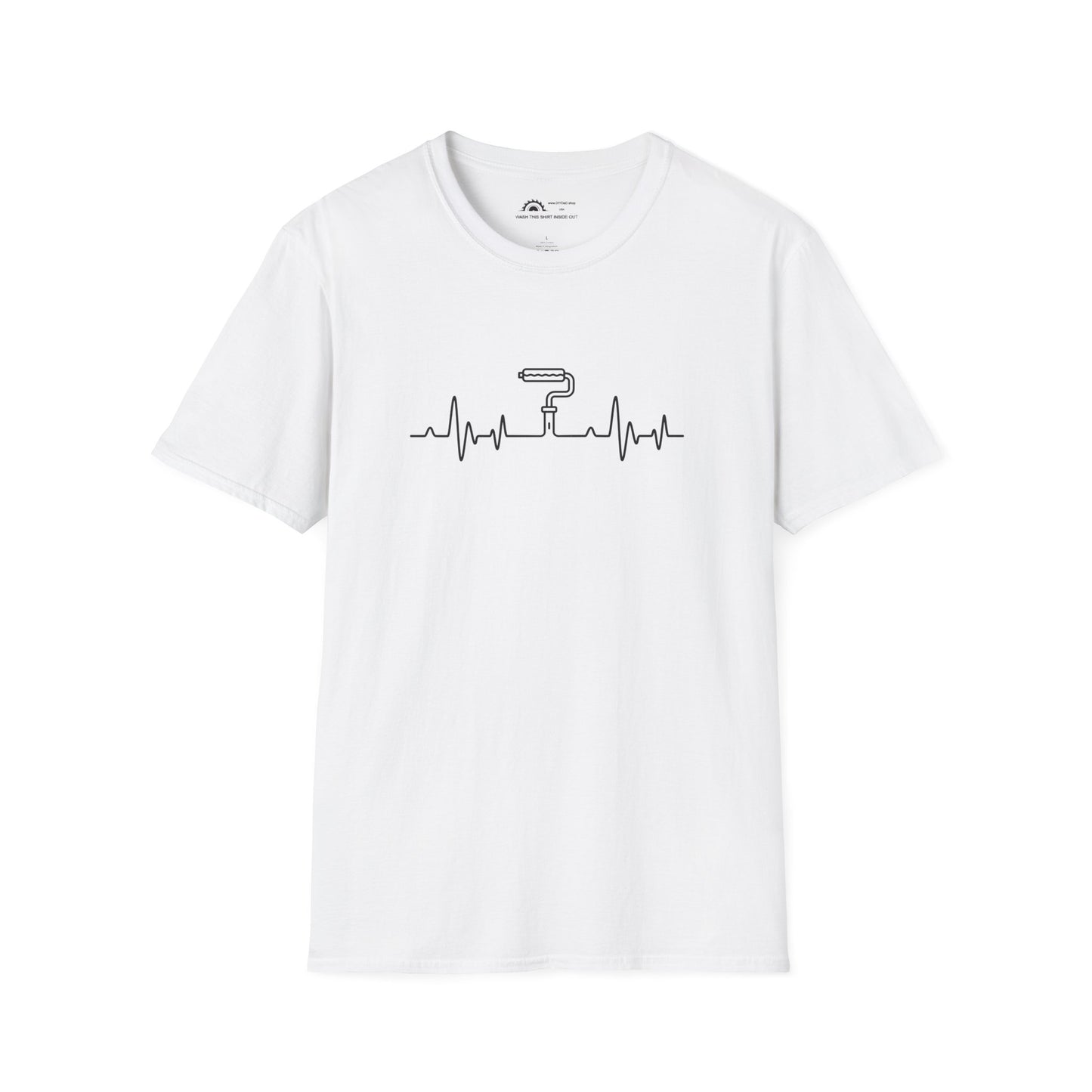 Heartbeat Paint Roller  T-shirt