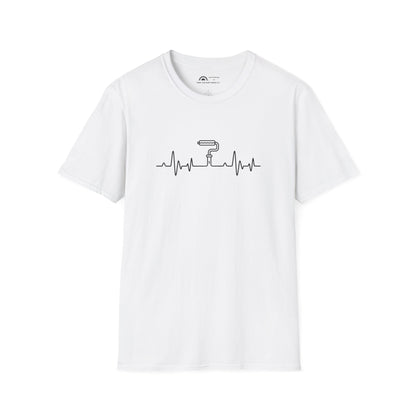 Heartbeat Paint Roller  T-shirt