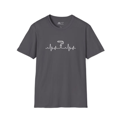 Heartbeat Paint Roller  T-shirt