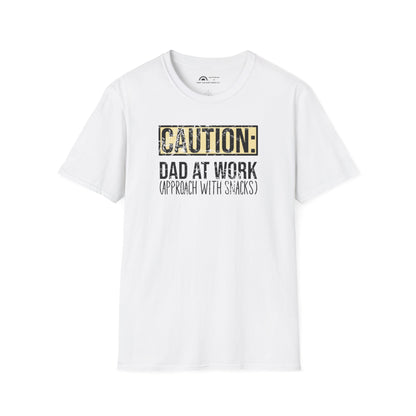 Caution: Dad at Work T-shirt