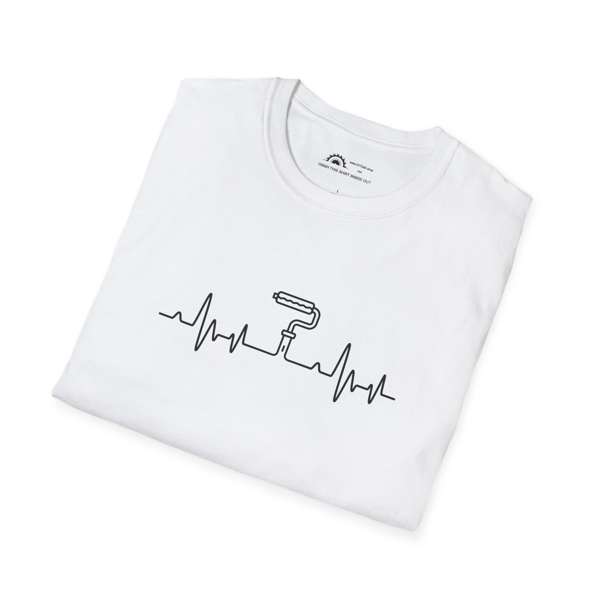 Heartbeat Paint Roller  T-shirt