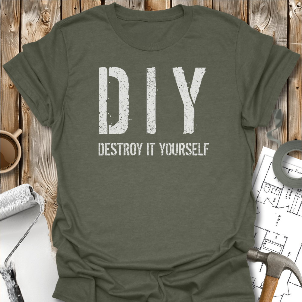 DIY Destroy It Yourself T-Shirt