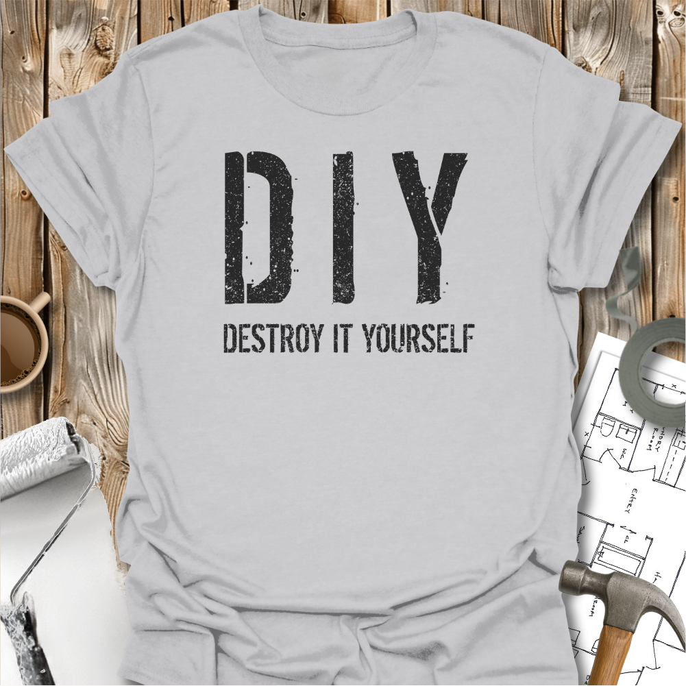 DIY Destroy It Yourself T-Shirt