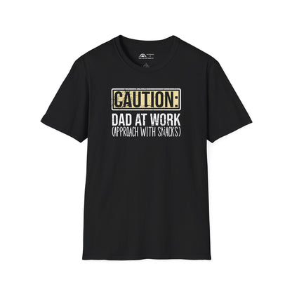 Caution: Dad at Work T-shirt