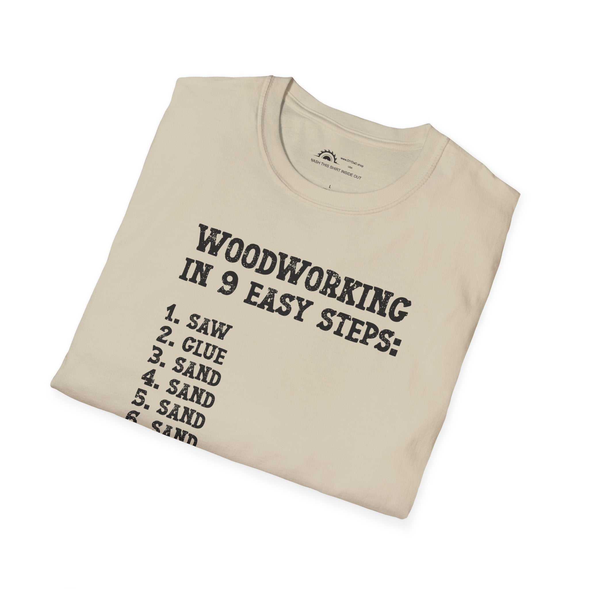 Woodworking 9 Easy Steps T-shirt