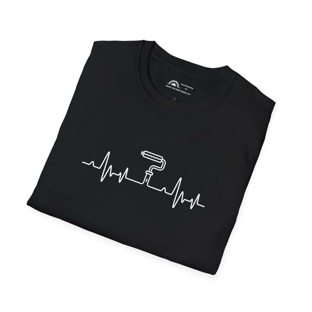 Heartbeat Paint Roller  T-shirt