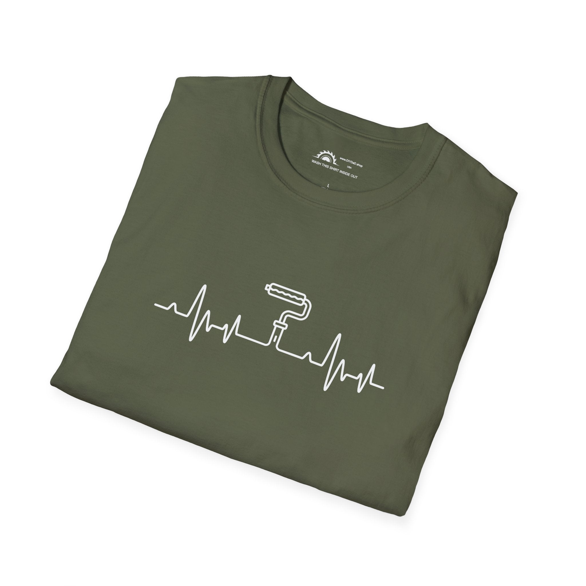 Heartbeat Paint Roller  T-shirt