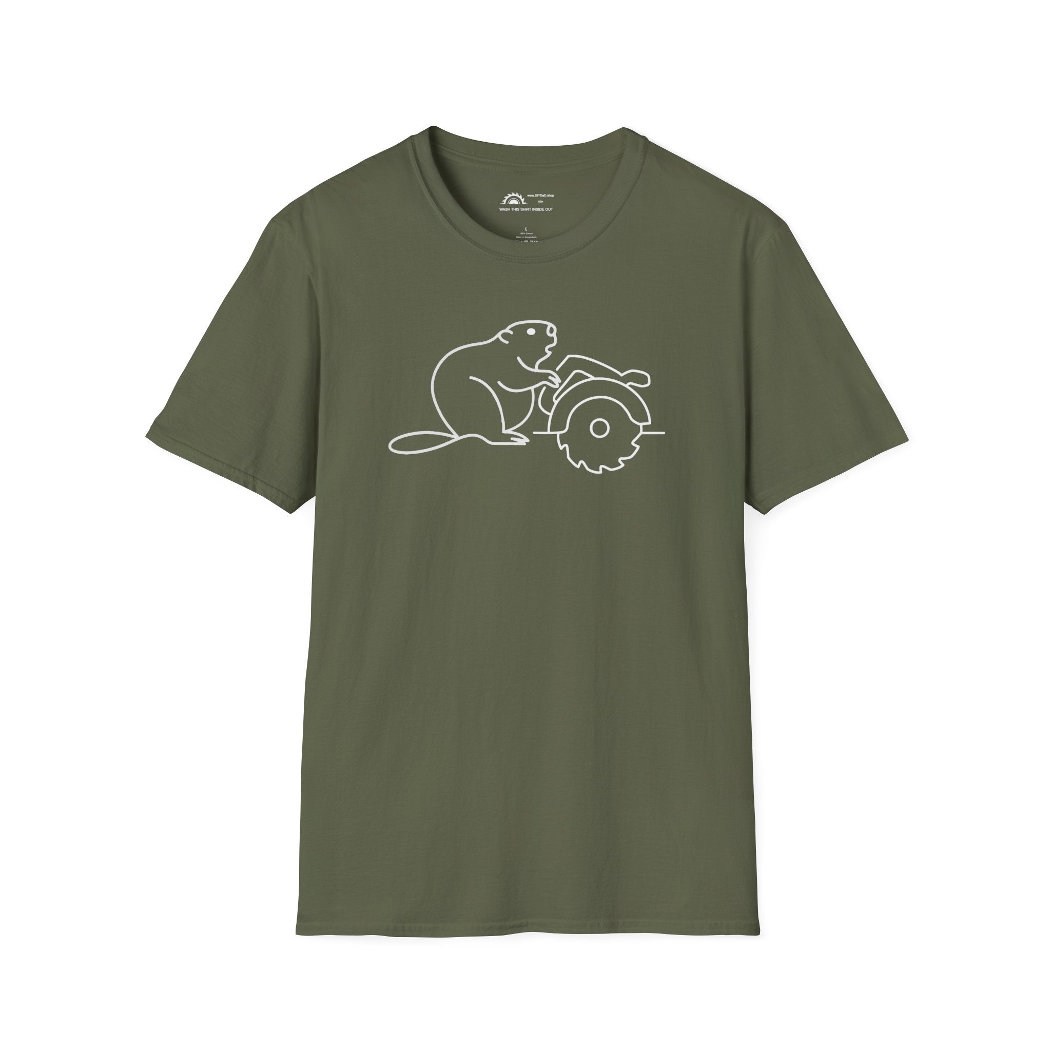 BeaverSaw WHT T-Shirt