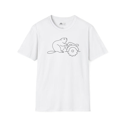 BeaverSaw WHT T-Shirt