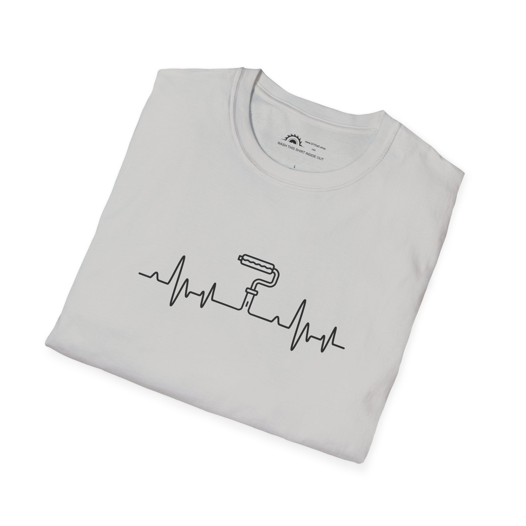 Heartbeat Paint Roller  T-shirt