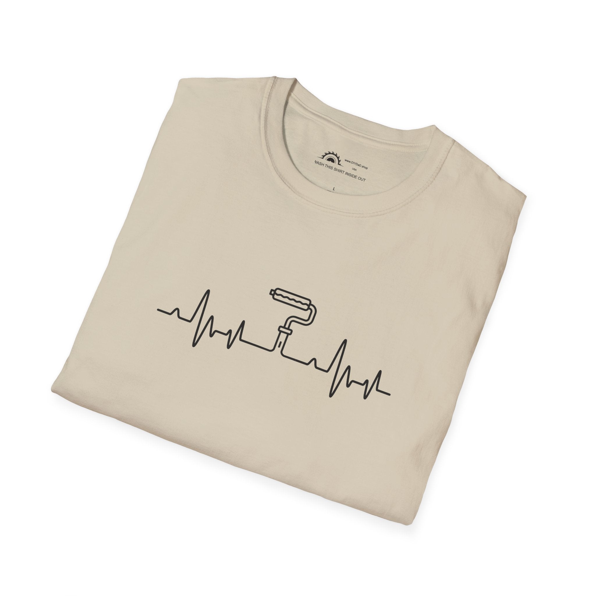 Heartbeat Paint Roller  T-shirt
