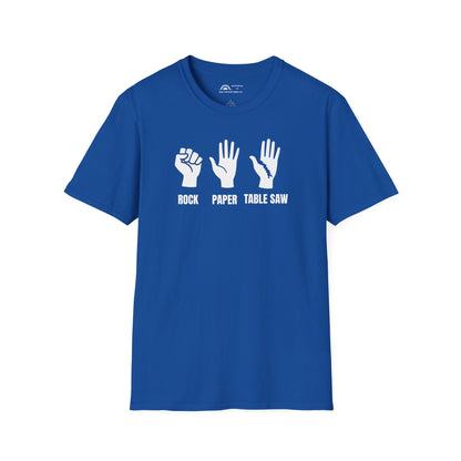Rock Paper Tablesaw T-shirt
